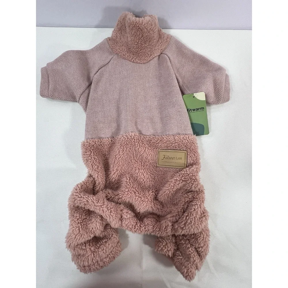 FITWARM Pet Cloth -  Sweater Turtleneck  4 Legged Pink Size XL‎